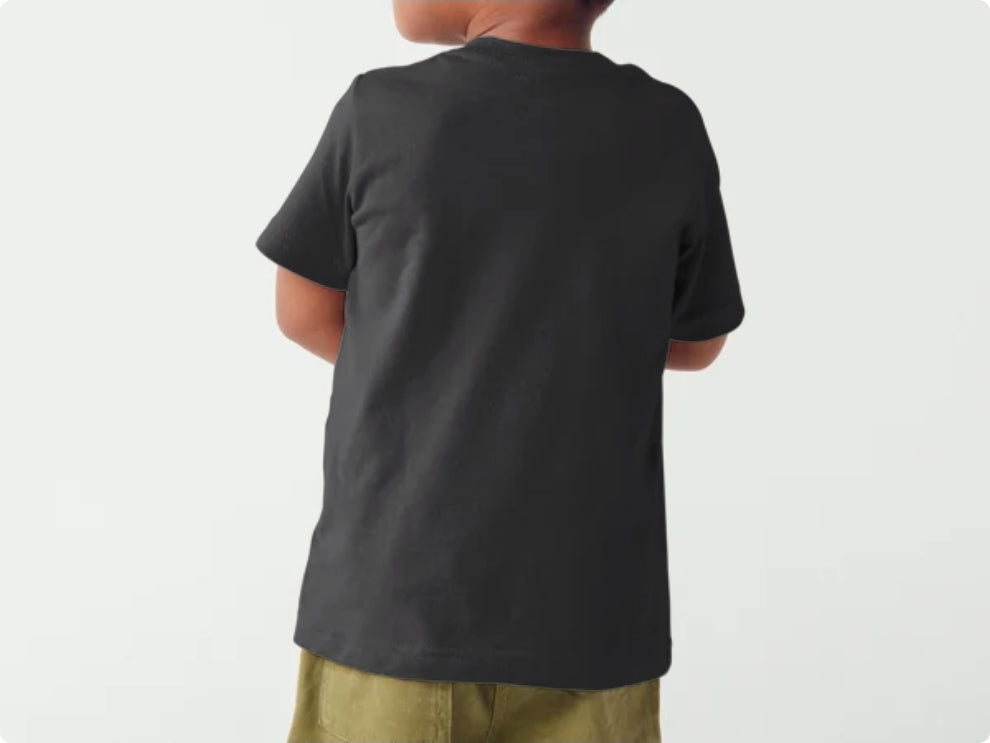 Melns bērnu t-krekls