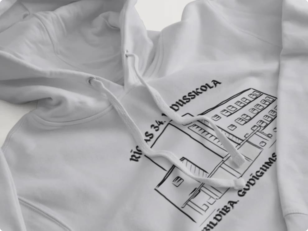 Pelēks pieaugušo džemperis ar kapuci