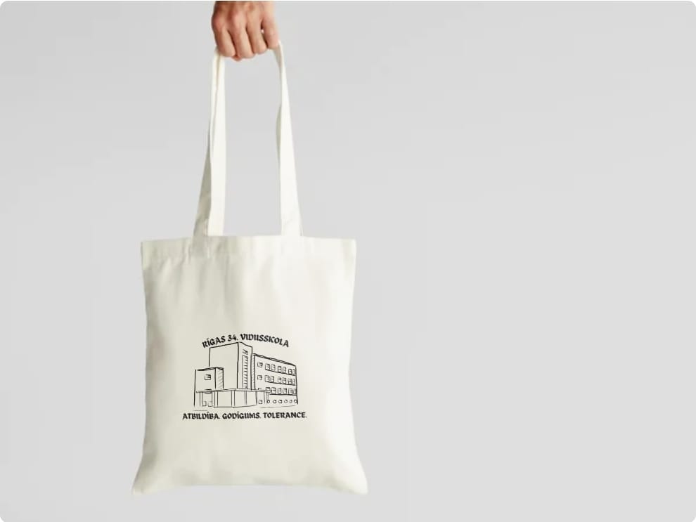 Krēma auduma maisiņš