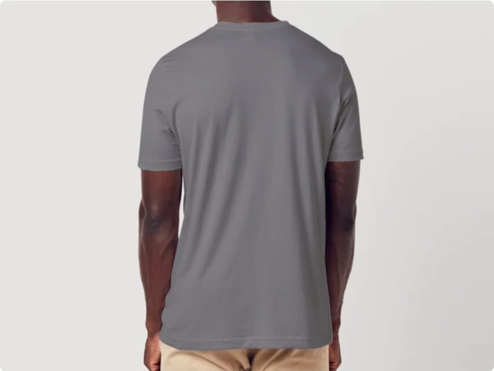 Tumši pelēks vīriešu t-krekls